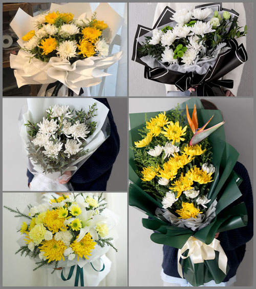 广东汕尾市陆丰市内湖镇白事花束代送